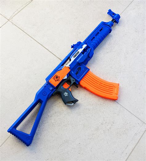 The name Kalashnikov rifle is a alternate western name. . Ak 47 nerf gun